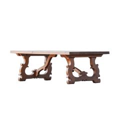 Angel Harp Pine Wood Coffee Table