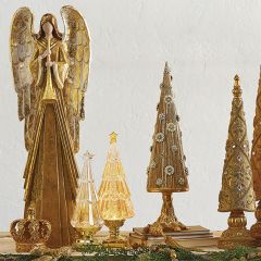 Angel With Horn Figure