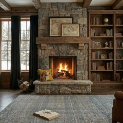 Angela Rose x Loloi Ember Denim/Charcoal Area Rug