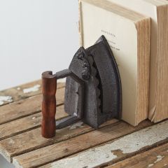 Antique Inspired Iron Press Bookend