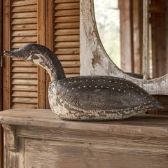 Antique Inspired Loon Decoy