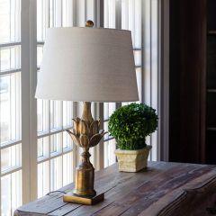 Antique Style Gilded Lamp
