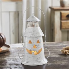 Antique White Halloween Lantern Set of 2