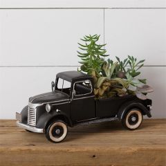 Vintage Inspired Tabletop Truck Antiqued Black