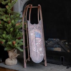Antiqued Decorative Jacob Sled