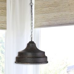Antiqued Dome Pendant Lamp