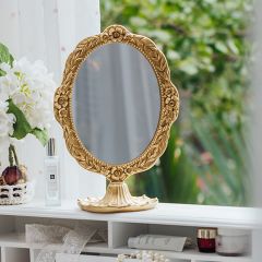 Antiqued Elegance Tabletop Vanity Mirror