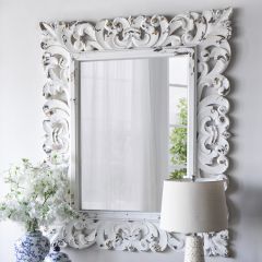 Antiqued Elegance Wall Mirror