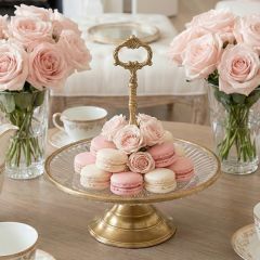 Antiqued Gold Petite Tea Server