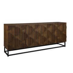 Antiqued Gold Sideboard with Bluestone Top