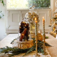 Antiqued Hand Forged Iron Taper Holder