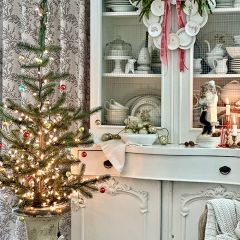 Antiqued Mercury Glass Mini Ornament Set of 12