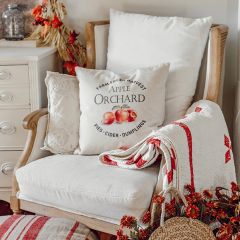 Apple Orchard Square Accent Pillow