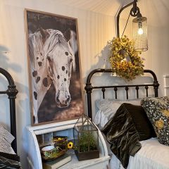 Appy Rusty Horse Framed Wall Art