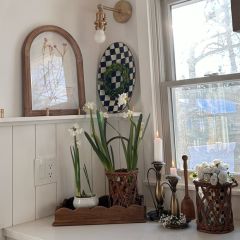 Arch Frame Pressed Florals Wall Art