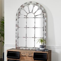 Arched Farmhouse Wall Mirror