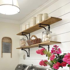 Arched Iron Shelf Bracket