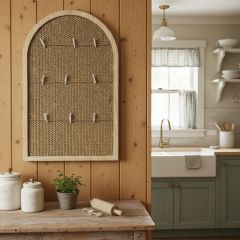 Arched Photo Display Board with Clips