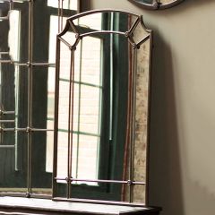 Arched Top Iron Wall Mirror