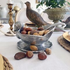 Arthur Court 3 Piece Turkey Condiment Set