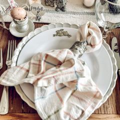 Arthur Court Bunny Rabbit Lunch Plates Set of 4