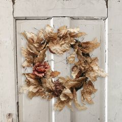 Artificial Fall Leaves Wreath