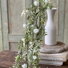 Artificial Hanging Blooms and Greenery
