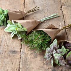 Artificial Herb Bundle Set of 4