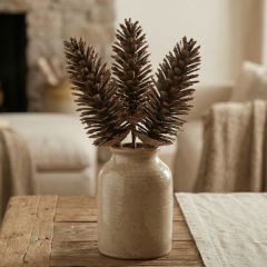 Artificial Pinecone Stem Set of 3