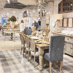 Ash Plaid Wool Area Rug With Fringe