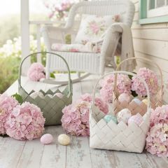 Assorted Chipwood Nesting Baskets Set of 3