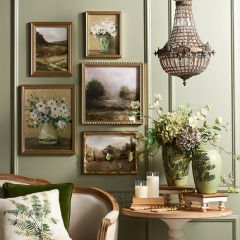 Assorted Landscape And Floral Framed Wall Art Set of 5