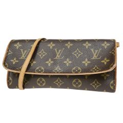 Authentic Louis Vuitton - Pochette Twin PM - Monogram Canvas Handbag