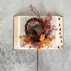 Autumn Accents Decorative Wreath Stem