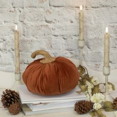 Autumn Accents Fabric Pumpkin 7 Inch