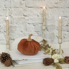 Autumn Accents Fabric Pumpkin 5.5 Inch
