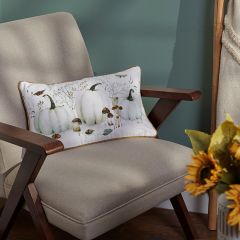 Autumn Accents Pumpkin Lumbar Pillow