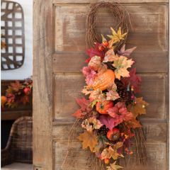 Autumn Bounty Fall Door Swag