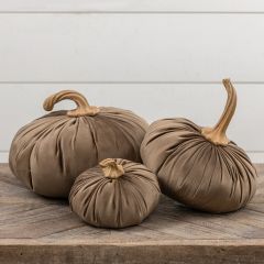 Autumn Classics Plush Fabric Pumpkin