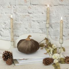 Autumn Classics Plush Fabric Pumpkin 5.5 Inch