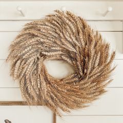 Autumn Harvest Dried Wheat Wreath