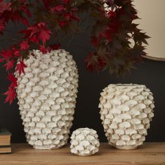 Autumn Hue Ginkgo Leaf Vase