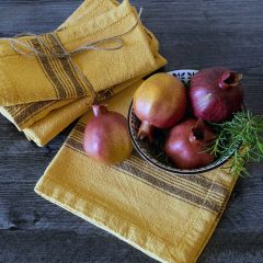 Autumn Hues Striped Cloth Napkin