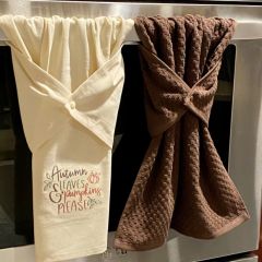Autumn Leaves Tea Towel Set of 2