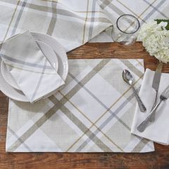 Autumn Neutrals Plaid Placemat