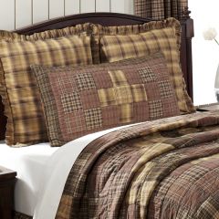 Autumn Woods Patchwork King Sham