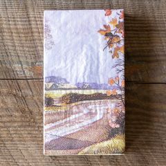 Autumnal Landscape Paper Dinner Napkins