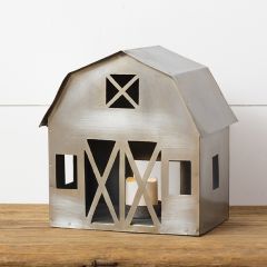 Iron Barn Candle Holder