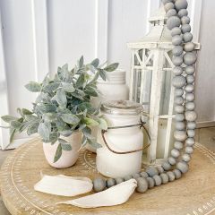 Wood Bead Garland Decor
