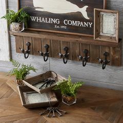 Whale Tail Wall Hook Rack
